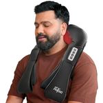 Dr Physio USA 1013 Electric Heat Shiatsu Machine Body Massagers for Cervical Neck Shoulder & Back Pain Relief