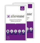 AllerEase Ultimate Pillow Protector, Standard/Queen, 2 Pack