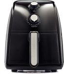 BELLA Electric Hot Air Fryer, Healthy No-Oil Deep Frying, Cooking, Baking and Roasting, Easy Clean Up, Removable Dishwasher Safe Basket, 2.6 QT, Black