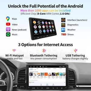 ATOTO 9-Inch Car Stereo – Touchscreen Bluetooth Multimedia Receiver