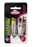 Berkley Bullet Pop 3 Pack, Fishing Hook, Hard Lures, Topwater Fishing, Pike or Bass, Unisex, Assorted, 6g | 60mm