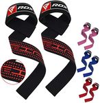 RDX Weight Lifting Straps, Deadlifting Powerlifting, 60CM Anti Slip Hand Bar Grip, 5MM Neoprene Wrist Support, Bodybuilding Workout Heavy Duty Weightlifting, Soft Cotton, Strength Training Gym Fitness