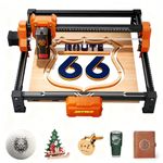 Laser Engraver,ACMER Laser Engraver Machine S2 12W Higher Accuracy Laser Cutter and Engraving Machine with Working Area 300x300mm,0.08mm Laser Spot, Class 1 Laser Machine for Wood Acrylic Metal Glass