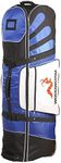 Woodworm Golf Deluxe Travel Cover With Wheels : Blue