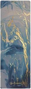 Spiritual Warrior Shakti Warrior Ajna Natural Rubber yoga mat - Premium Printed Natural Eco-friendly Biodegradable Non-Slip Mat Great for Hot Yoga, Pilates, Workouts ( 72 inch x 24 inch x 3mm thick )
