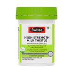 Swisse High Strength Milk Thistle with 500mg (70:1) Milk Thistle Extract for Complete Liver Support, Alcohol Detox & Protection Against Fatty Liver - 30 Tablets (Highest Milk Thistle Content In Single Tab)