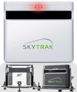 SkyTrak+ Golf Launch Monitor & Simulator Bundle - Dual Doppler Radar, 100K Courses - Indoor/Outdoor, Shot & Club Data, Simulation Ready + Free 14-Day Trial Membership & SkyTrak Protective Case