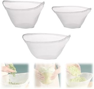 Cheese Cloth Bag for Straining, 3Pcs Reusable Cheese Cloth with Closed Edges Fabric Fine Mesh Cloths Soy Milk Bags Cheesecloth Bags Mesh Bag for Stock Cooking (S+M+L)