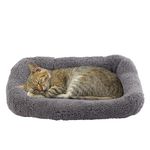 NAMSAN Cat Bed Kitten Bed Cosy Soft Small Pet Cushion Washable Bed for Cat's Nest/Cave(42CM X 28CM)