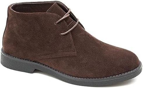 Chaussures Polonais Homme Class Suède Cuir Nubuck Anglaises Casual, A2 Marron, 44 EU