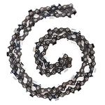 A ANLEOLIFE 8 Inch Chainsaw Chain 4 Pcs R33 3/8" LP Pitch .043" Gauge 33 Drive Links Compatible with Poulan Ryobi Homelite Makita Worx