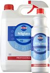 Nilco Nilglass Professional H3 Glass & Mirror Cleaner 1 Litre Spray + 5 Litre Refill Set