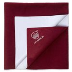 MY ARMOR Waterproof Dry Sheet for Baby Large Size 100 x 140 cm with, Pack of 1, Maroon