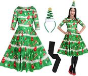 Janmercy 3 Pieces Christmas Tree Co