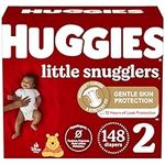 Huggies Little Snugglers Baby Diapers, Size 2, Mega Colossal, 148 Ct