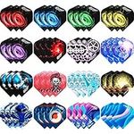 CyeeLife-PET Dart Flights 48pcs(16Designs) Standard,Accessories kit Wings