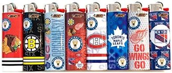 Bic The Original Six NHL Full Size Lighters Set of 8