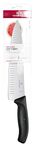 Victorinox Swiss Classic, Carving Knife, Extra Sharp Blade, Fluted Edge, 25 cm, Plastic Handle, Stainless Steel, Black