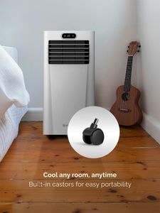 Meaco MeacoCool Pro 14,000 BTU Portable Air Conditioner – Wi-Fi, Low Noise, Window Kit
