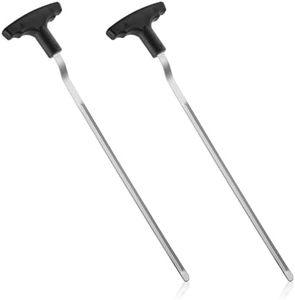 PEUTIER Outil Retrait Poignée Golf, 27,9 cm Dissolvant Poignée Rainure en V pour Poignées Oscillantes Longueur Standard Outil Retrait Poignée Club Golf Acier Fournitures Préhension pour Retrait