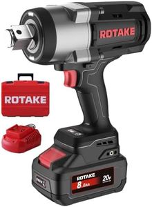 ROTAKE 20V 1" Pro Heavy-Duty Cordless Impact Wrench Kit, 1880 FT-LBS, TB6