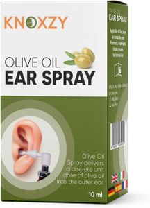 Knoxzy Olive Oil Ear Spray – Wax Removal & Pain Relief, 10ml