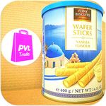 Wafer Rolls with Vanilla Flavoured Cream 400g