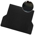 Zone Tech All Weather Rubber Semi Pattern Cargo Liner Trunk Floor Mat (1 Pack)