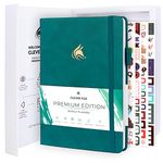 Clever Fox Planner Premium Edition Undated Luxurious Weekly & Monthly Planner to Increase Productivity and Hit Your Goals Organizer Start Anytime, A5, Lasts 1 Year, Dark Teal (Weekly)