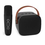 IROO Karaoke Machine for Kids, Portable Bluetooth Speaker with Wireless Microphone, Music Player Toys Gifts for Boys Girls 4, 5, 6, 7, 8, 9, 10 +Year Old Birthday Christmas Party Home(Black)