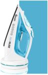 Swan SI16410N 2-in-1 Cord or Cordless Steam Press Iron, Non-Stick Ceramic Soleplate, 2800W, Blue