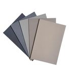 MAIMOUFIN Sanded Pastel Paper Trial Pack of 5 Sheet with 2 Soft Charcoal Pastel Pencils(Black&White) .Small Size Mixed Color Sandpaper for Soft,Oil Charcoal Pastels (10.7" x 7.5")