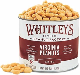 Whitley’s Salted Virginia Peanuts – Super Extra Large 'Home Cooked' Virginia Peanuts (40 Ounce Tin)