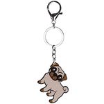 Stands Out, Supplying Outstanding Gifts Pug Cute Dog Pet Animal Novelty Keyring Bag Tag Charm