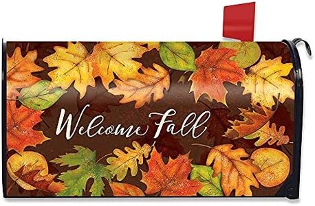 Leaf Toss Fall Large Mailbox Cover Colored Leaves Autumn Oversized