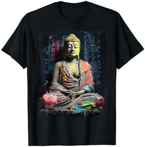 Hip Hop Urbano Y2K Vintage Hipster Edgy Streetwear Buda Camiseta