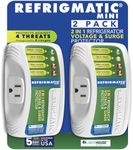 Refrigmatic WS-36300 Electronic Surge Protector for Refrigerator – Up to 27 cu. ft. (2 Pack)