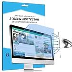 FiiMoo 2 Pack 24" Computer Anti Blue Light Screen Protector, Anti Glare Filter Film Eye Protection Blue Light Blocking Screen Protector for Desktop Monitor 24 Inch