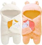 BRANDONN Hooded Blanket Cum Sleeping Bag, Multicolour, Pack of 2.