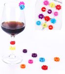 12 Pieces Wine Glass Markers Silico