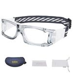 SooGree Sports Goggles - Racquetball Glasses Protective Eyewear for Men and Womens Damping & Anti Fog with Adjustable Strap