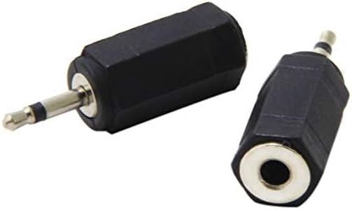 Harmony IR Adapters, Ancable 2-Pack 2.5mm Mono Plug to 3.5mm Mono Jack Connector for Logitech Harmony Hub and IR Blaster, IR Emitter Extenders, IR Repeaters, IR Receivers