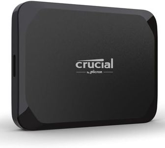 Crucial X9 1TB Portable SSD - Up to 1050MB/s Read - PC and Mac, Lightweight and Small with 3-Month Mylio Photos+ Offer - USB 3.2 External Solid State Drive - CT1000X9SSD902