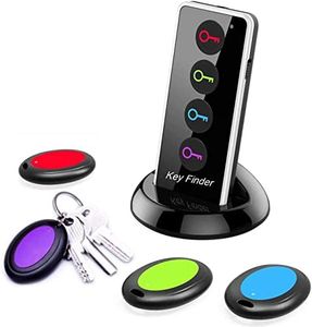 Localizzatore Chiavi Trova Chiavi, Reyke Trasmettitore wireless Key Finder, Remote Finder w/torcia LED per i tasti del telefono cellulare degli animali domestici