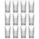 LAV 12x Clear 355ml Odin Highball Glasses - Tall Hi Ball Glass Water Gin Juice Cocktail Drinking Glassware Tumblers Set