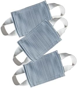 SLIFEOW Door Silencer Cloth Latch Covers, Baby Door Cover Quiet Close Pads to Reduce Slamming Noise, Door Latch Cushion Pads to Prevent Door Slamming for Safety (3, Grayish Blue, 4.1 * 3.1 inches)