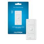 Lutron Pico Remote for Caseta Wireless Smart Dimmer and Plug-in Lamp Dimmer with Favorite Setting, PJ2-3BRL-GWH-L01, White