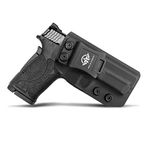 380 EZ Holster IWB Kydex for M&P 380 Shield EZ Concealed Carry - M P 380 EZ Holster - S&W 380 EZ IWB Holster M&P Shield 380 EZ Concealed Holster 380 EZ Pistol Gun Accessories (Black, Right Hand Draw)