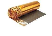 15m2 Roll - AcuStick® Supreme 6mm Gold Underlay for Wood or Laminate Flooring - Free Barrier Tape