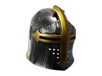 Nicky Bigs Novelties Child Medieval Templar Knight Helmet Costume Headwear, Silver, One Size